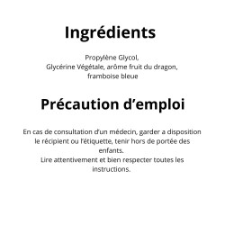 FRUIT DU DRAGON JAUNE FRAMBOISE BLEUE 50ml - LE PETIT VERGER FRAIS