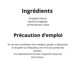 BANANE FRAISE 50ml - LE PETIT VERGER FRAIS