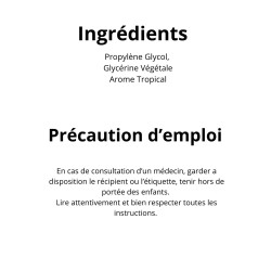 TROPICAL M GLACÉ - LE MIXOLOGUE