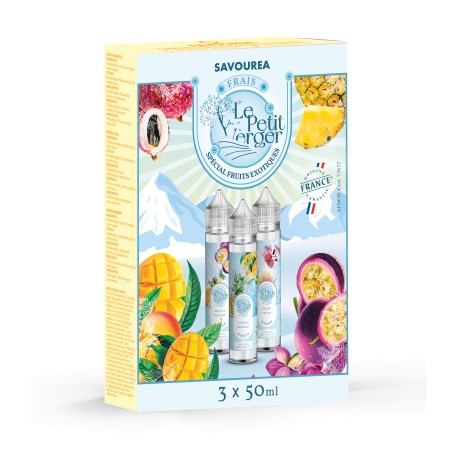 Pack de 3 saveurs 50 ml Le petit verger frais