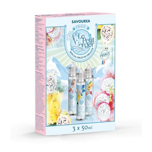 Pack de 3 saveurs 50 ml Le petit verger frais