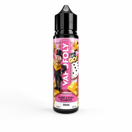 VAPOFOLY 50ml - BARBE A PAPA FRAMBOISE  - EDITION LIMITEE